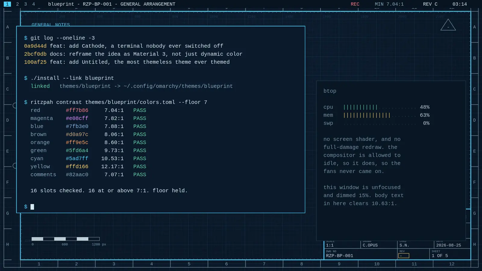 Blueprint desktop preview