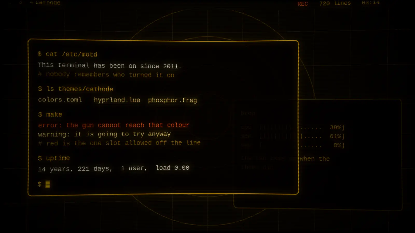 Cathode desktop preview
