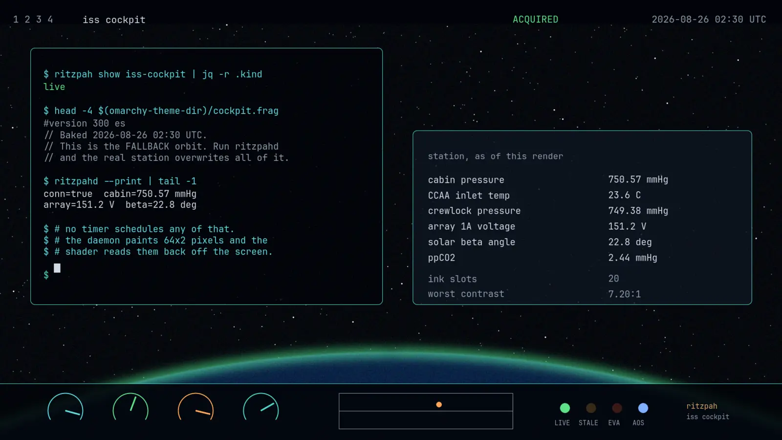 ISS Cockpit desktop preview