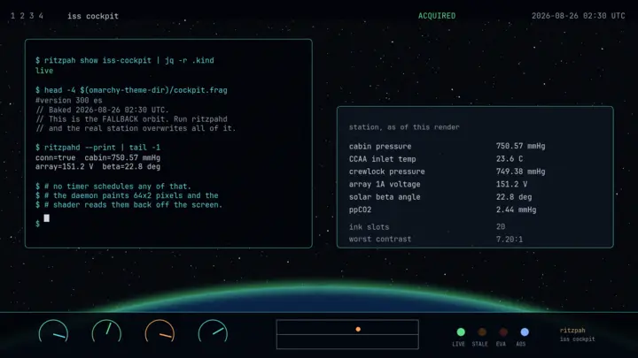 ISS Cockpit desktop